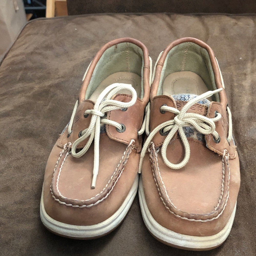 Tan Leather Boat Shoes